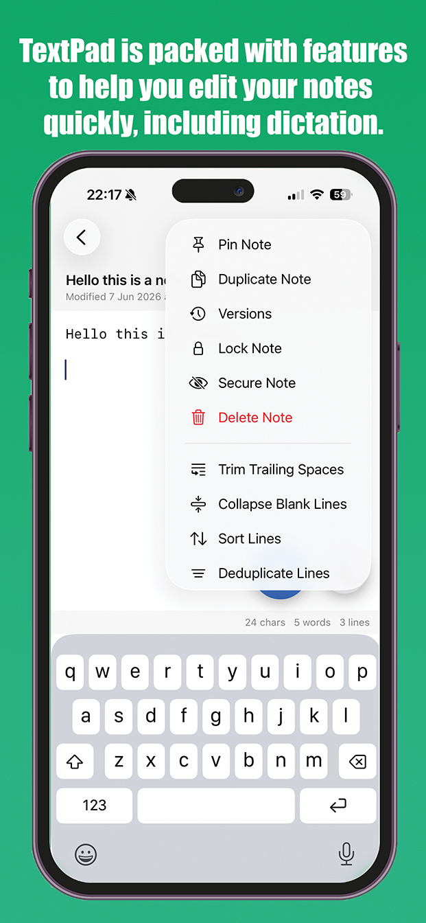 TextPad screenshot 2